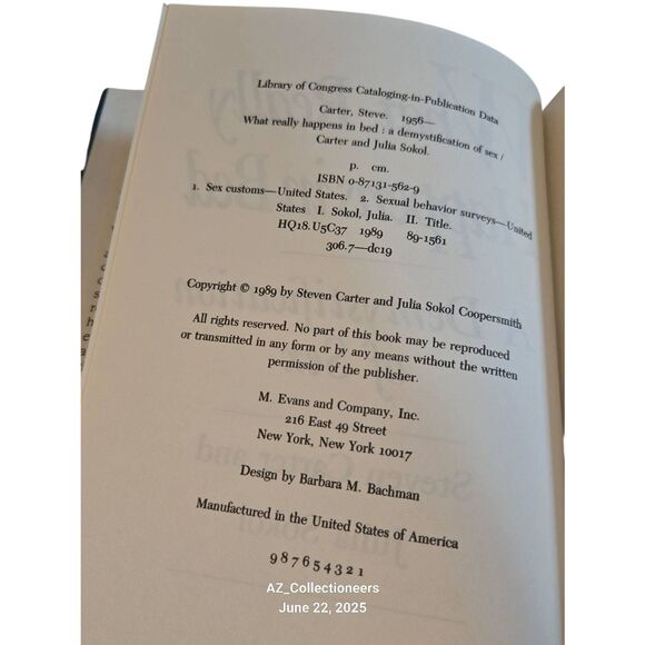 What really happens in bed by Steven Carter and Julia Sokol - Evans - 0871315629 - Picture 7 of 7